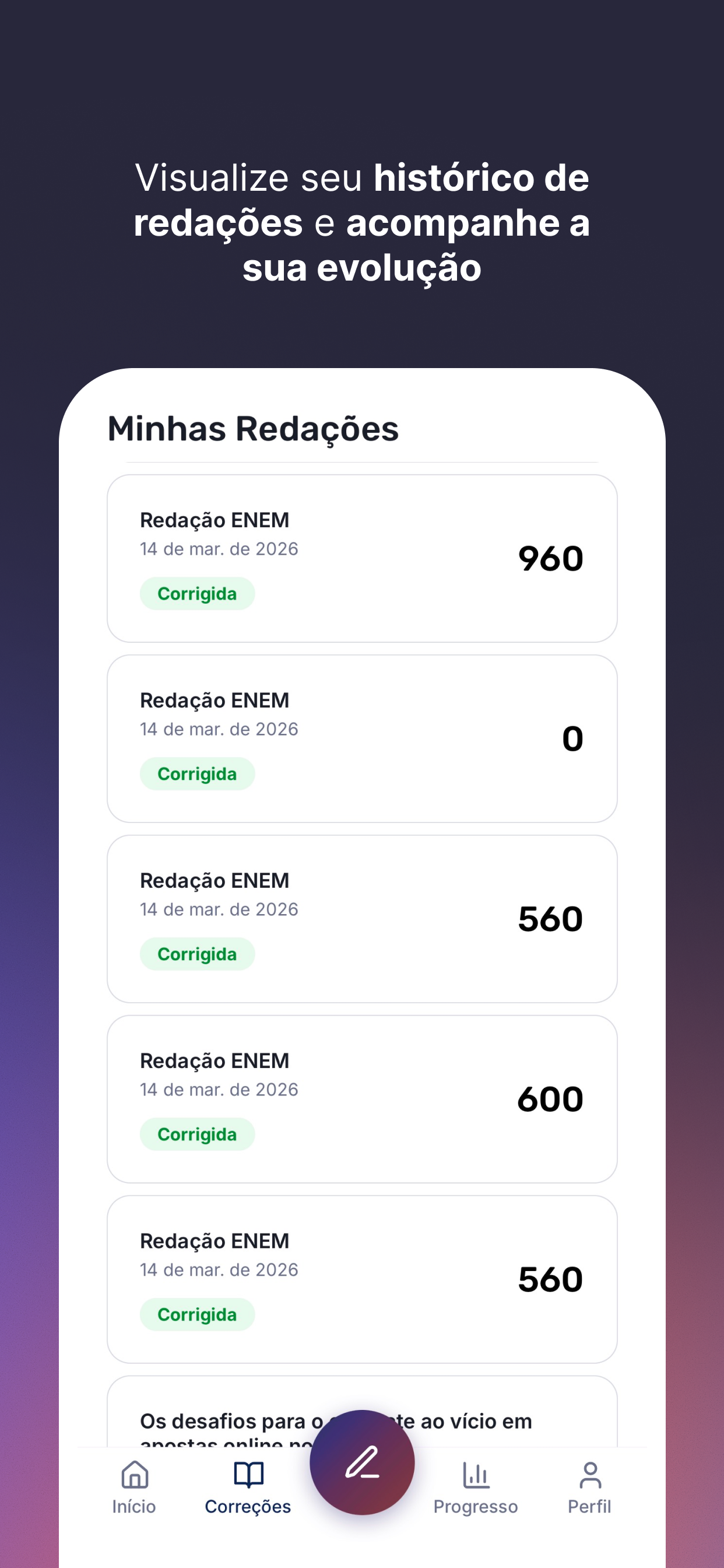 Educt Redação: Correção com IA screenshot 9