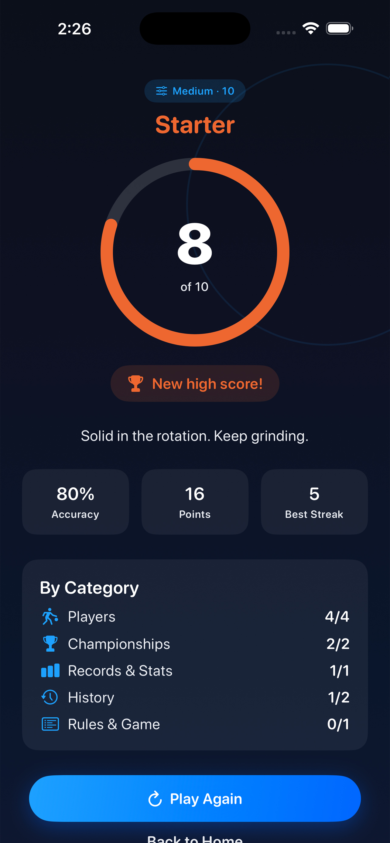 Basketball Hoops Trivia screenshot 4