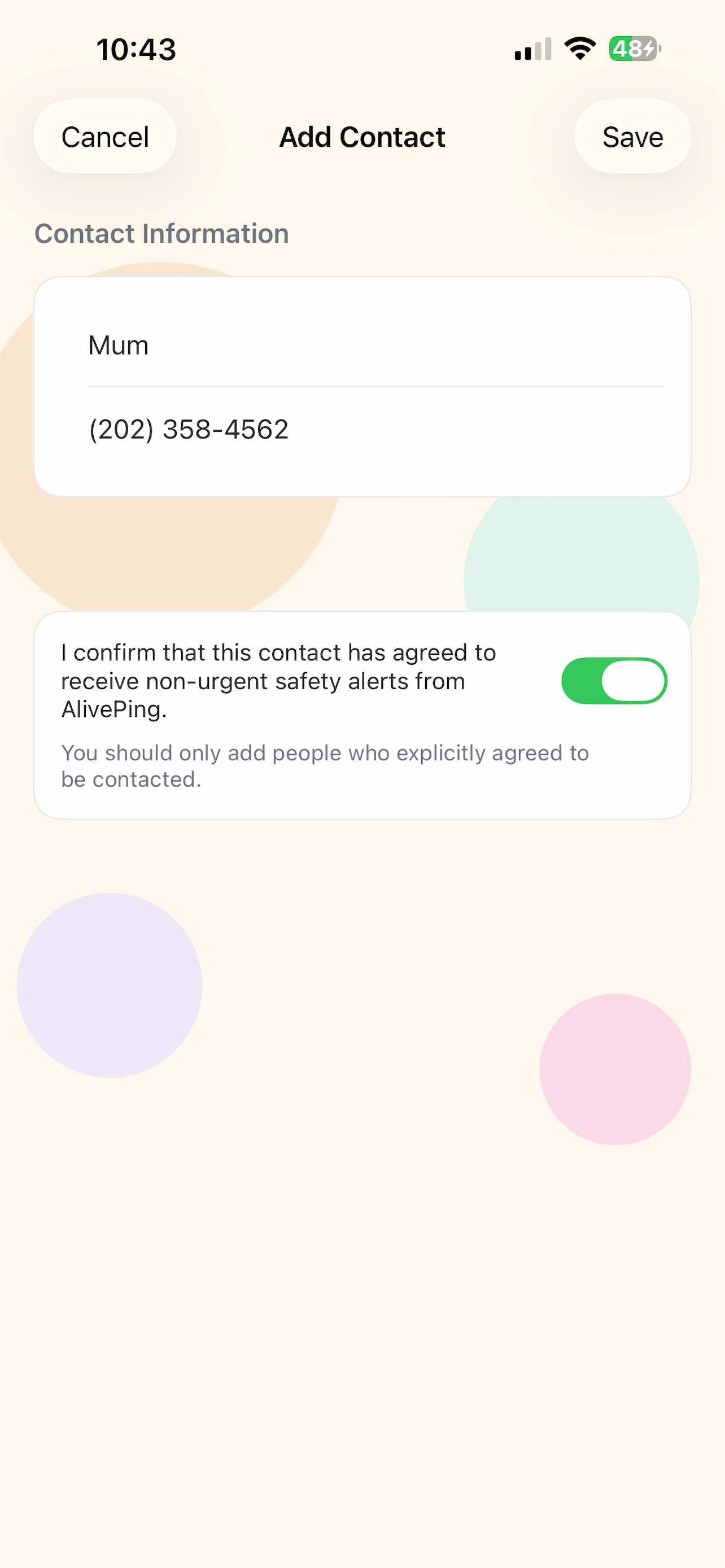 AlivePing Check-in