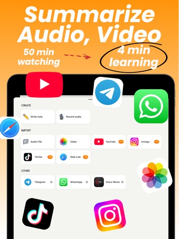 AI Note Taker - Voicion iPad screenshot