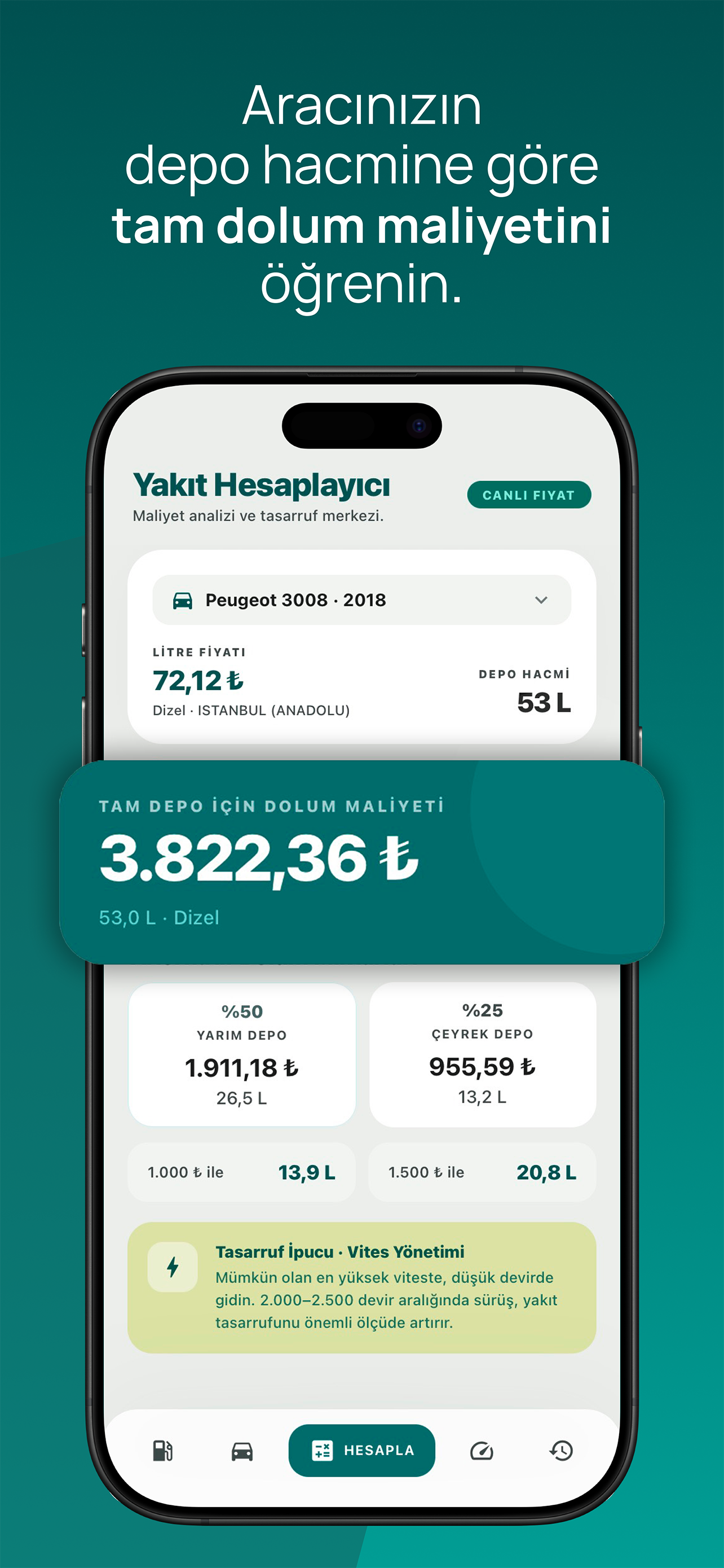 Fulldepo – Araç Yakıt Takibi