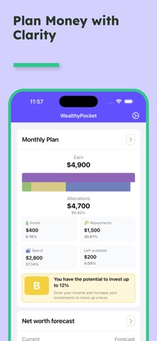 Plan, forecast & build Wealth Screenshot 2 of 8