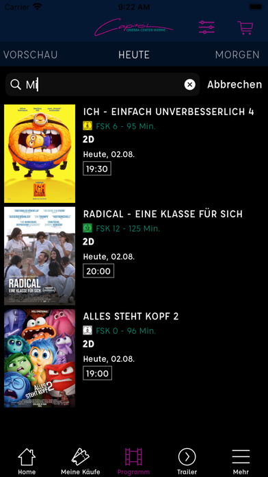 Capitol Cinema Center Werne Screenshot