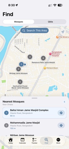 Salah - Prayer Times & Tracker screenshot 2