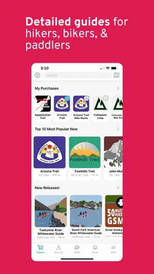 FarOut: Hike, Bike, Paddle screenshot 1
