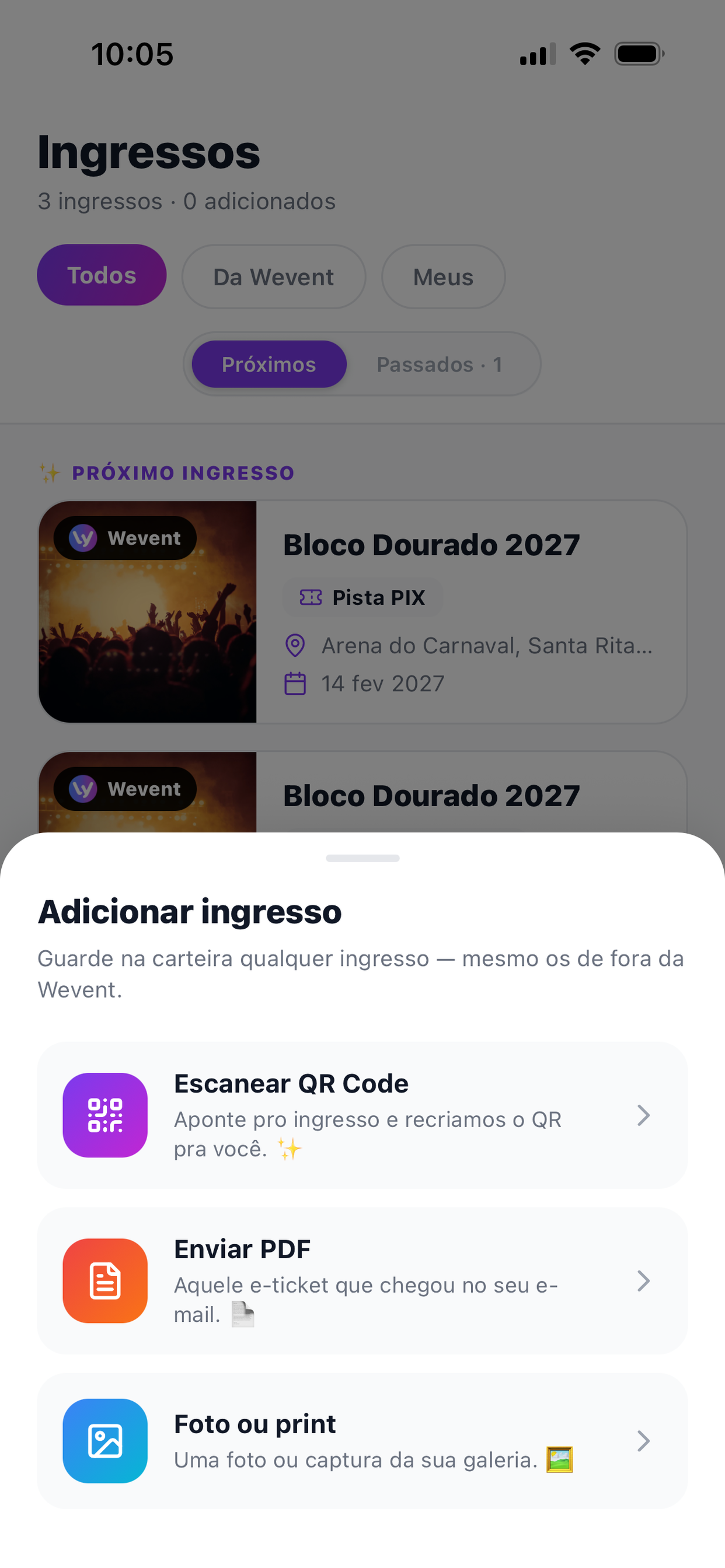 Wevent Experiências screenshot 10