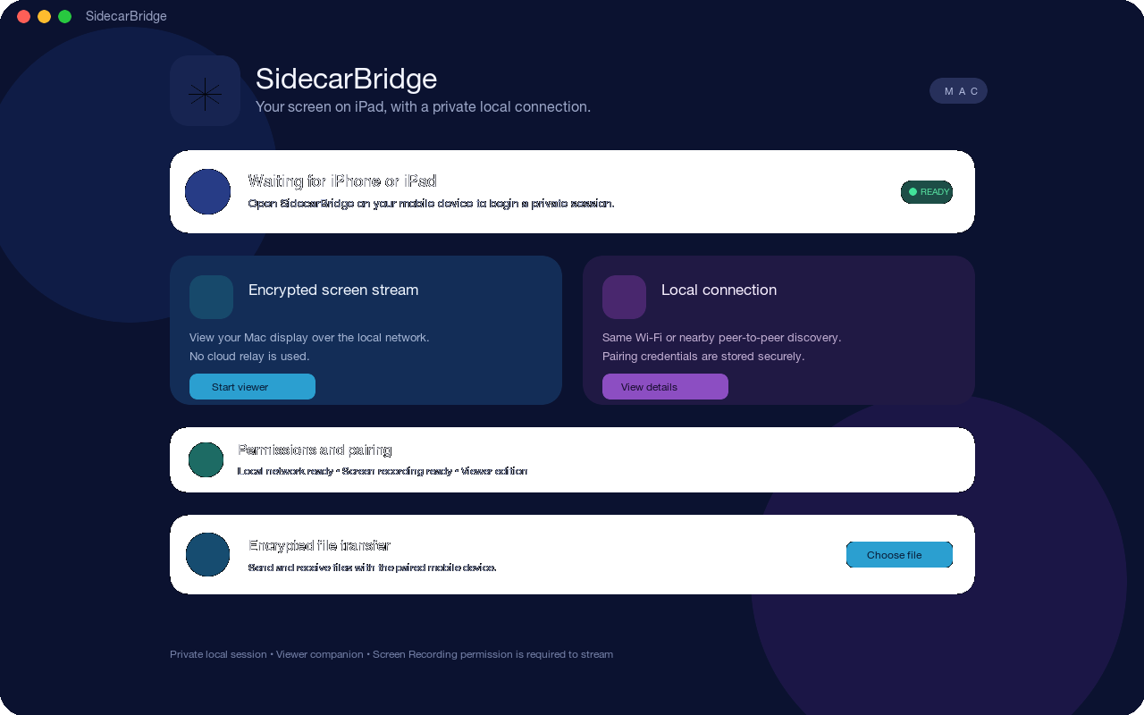 SidecarBridge screenshot 5
