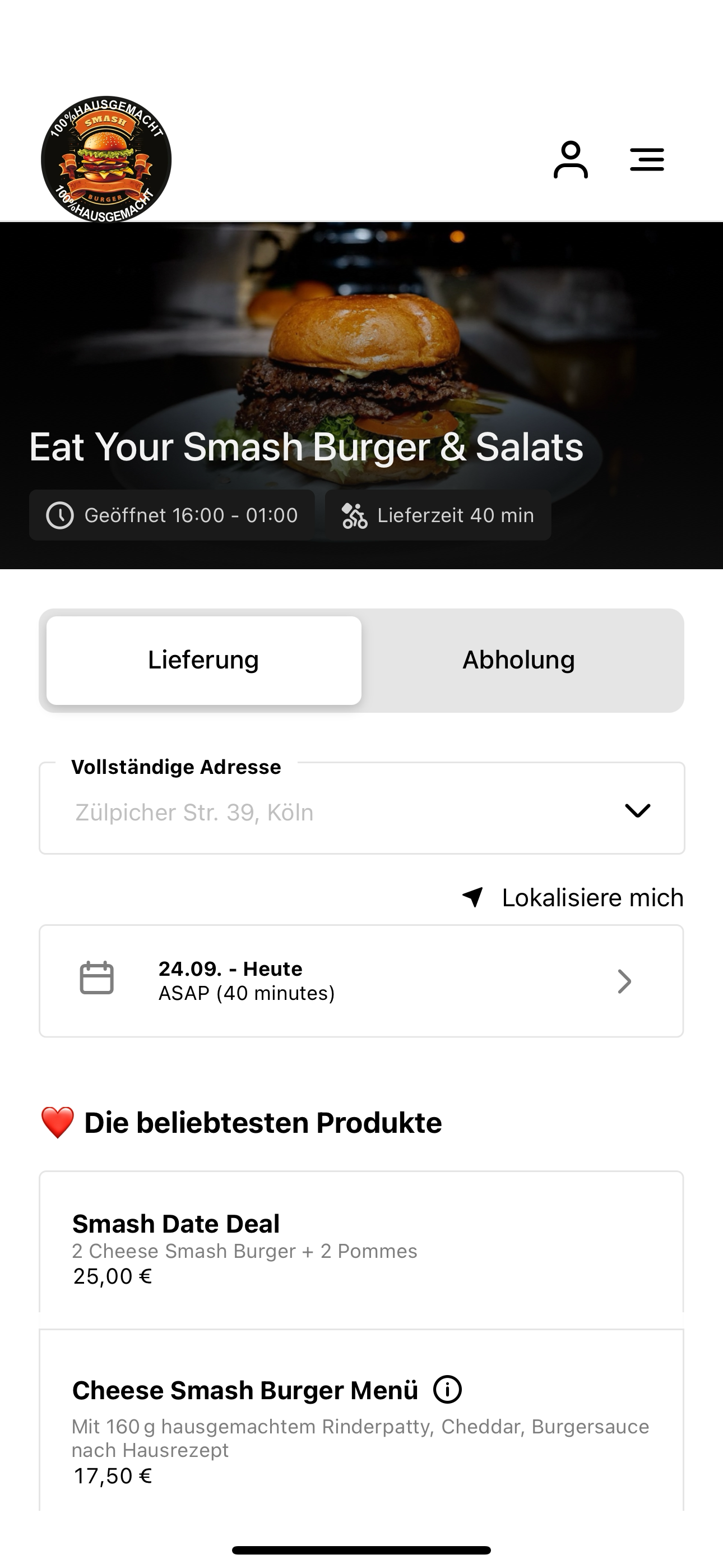 Eat Your Smash Burger & Salats screenshot 3