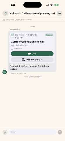 Zirbe — Email as Chat Screenshot 3 of 4