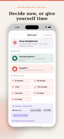 Impulse: Work Hours Calculator iPhone screenshot