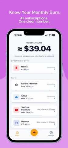 SubSnip: Subscription Tracker screenshot