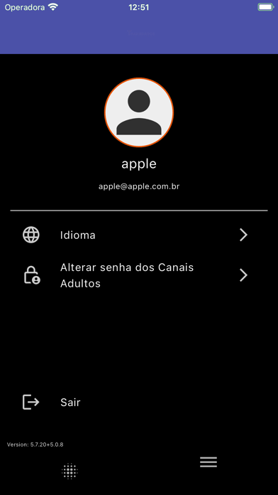 TRANSDADOS app screenshot