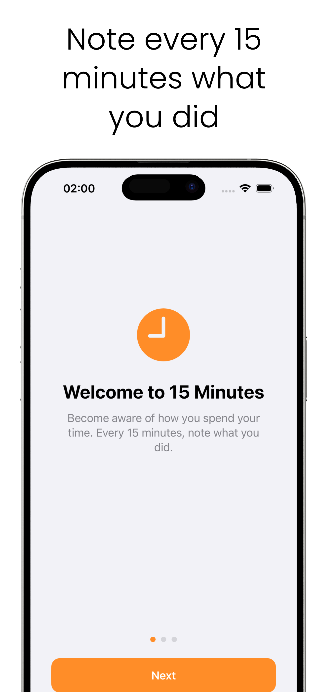 15 Minutes - Timer Tracker
