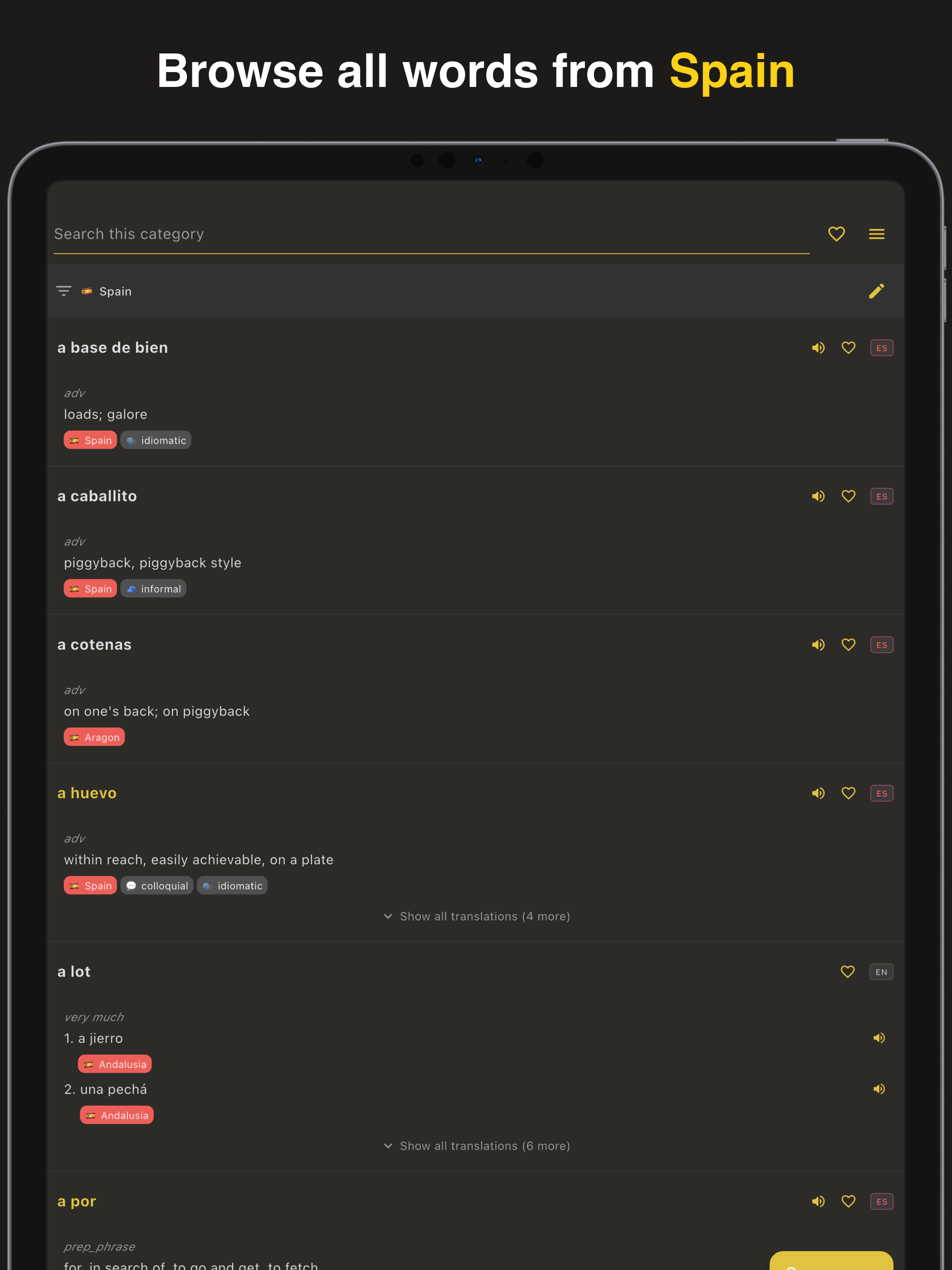 Olé: Spanish Dictionary screenshot 8