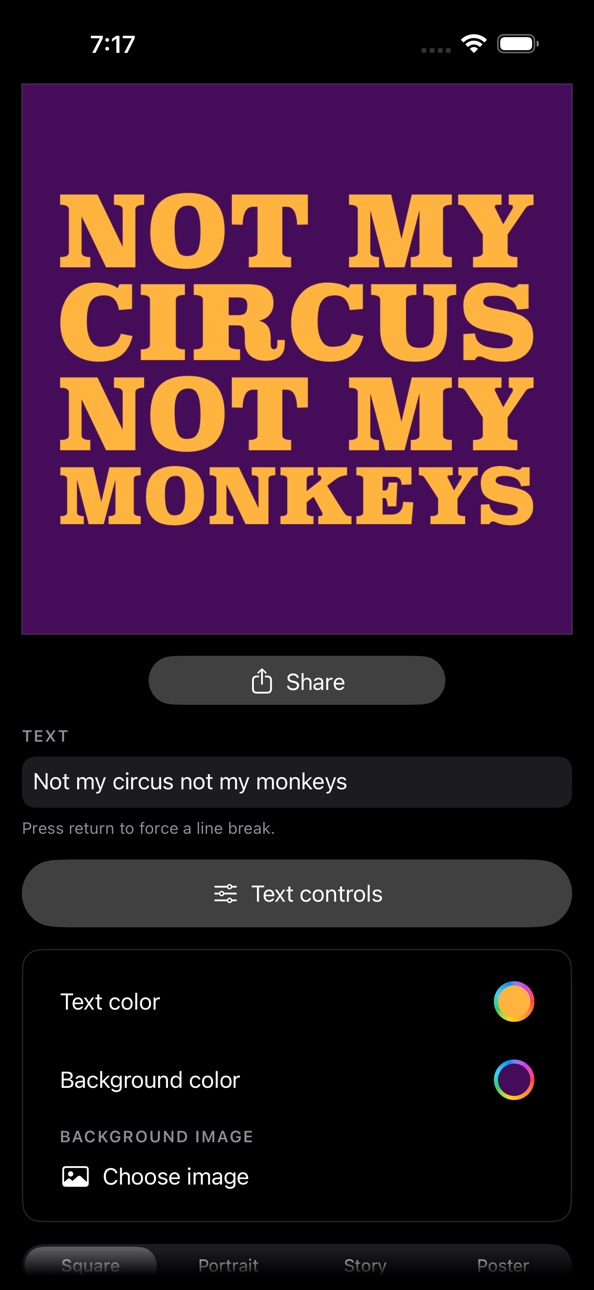 iPhone screenshot