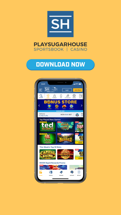PlaySugarHouse Casino & Sports Screenshot