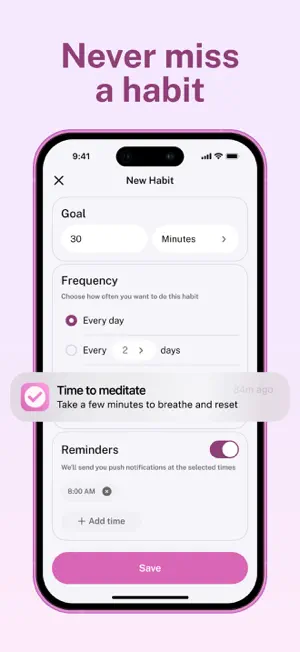 Habit Tracking & Goals screenshot 4