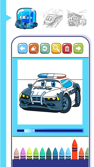 Screenshot #3 pour Coloriages de voitures et voit