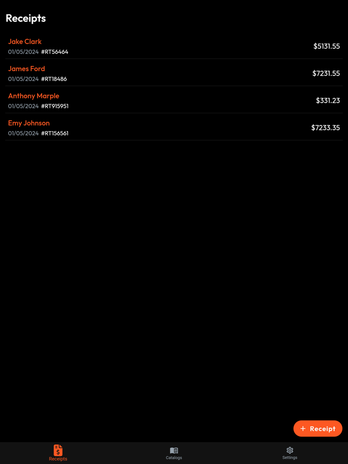 Receipt Maker Receipts App