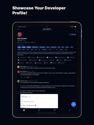 wonderful.dev iPad screenshot