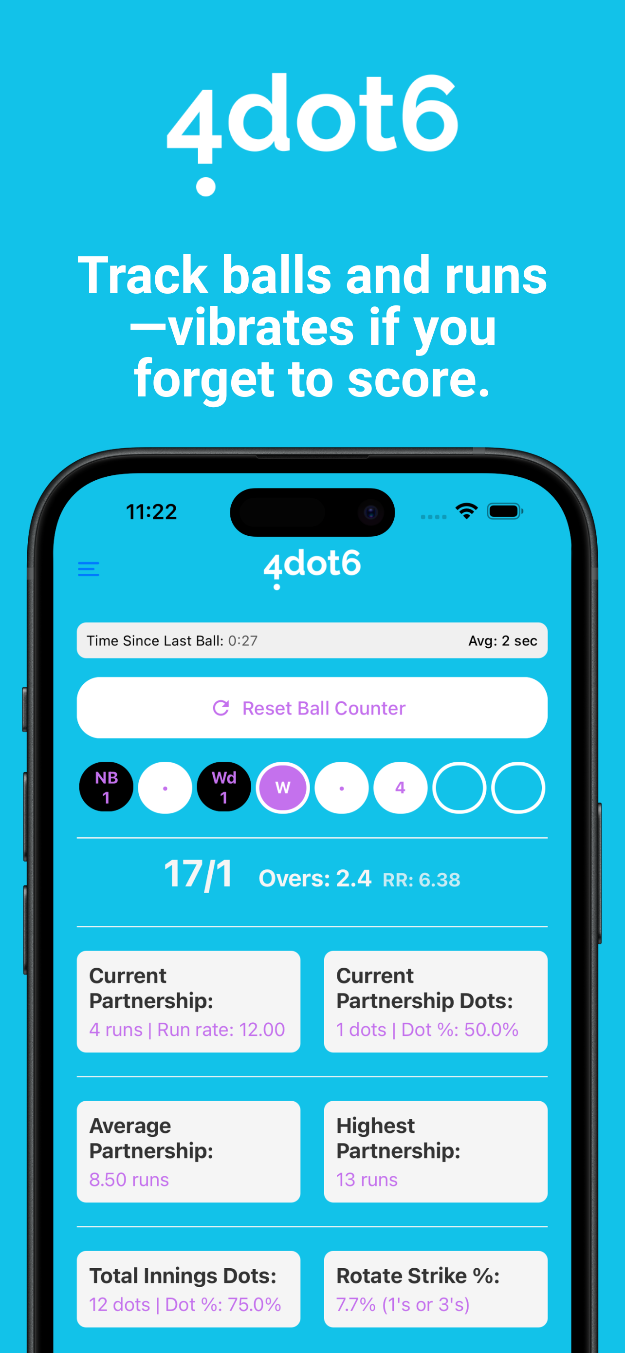 Cricket Umpire Ball Counter