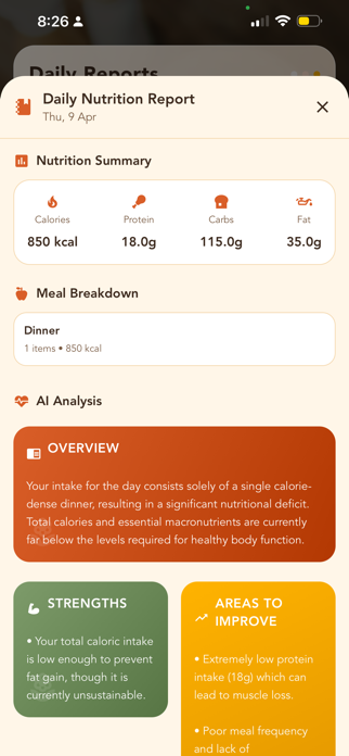 CaloriAI by Aigility Screenshot 5 of 7