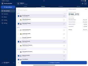 BlueDog Qualifier iPad screenshot