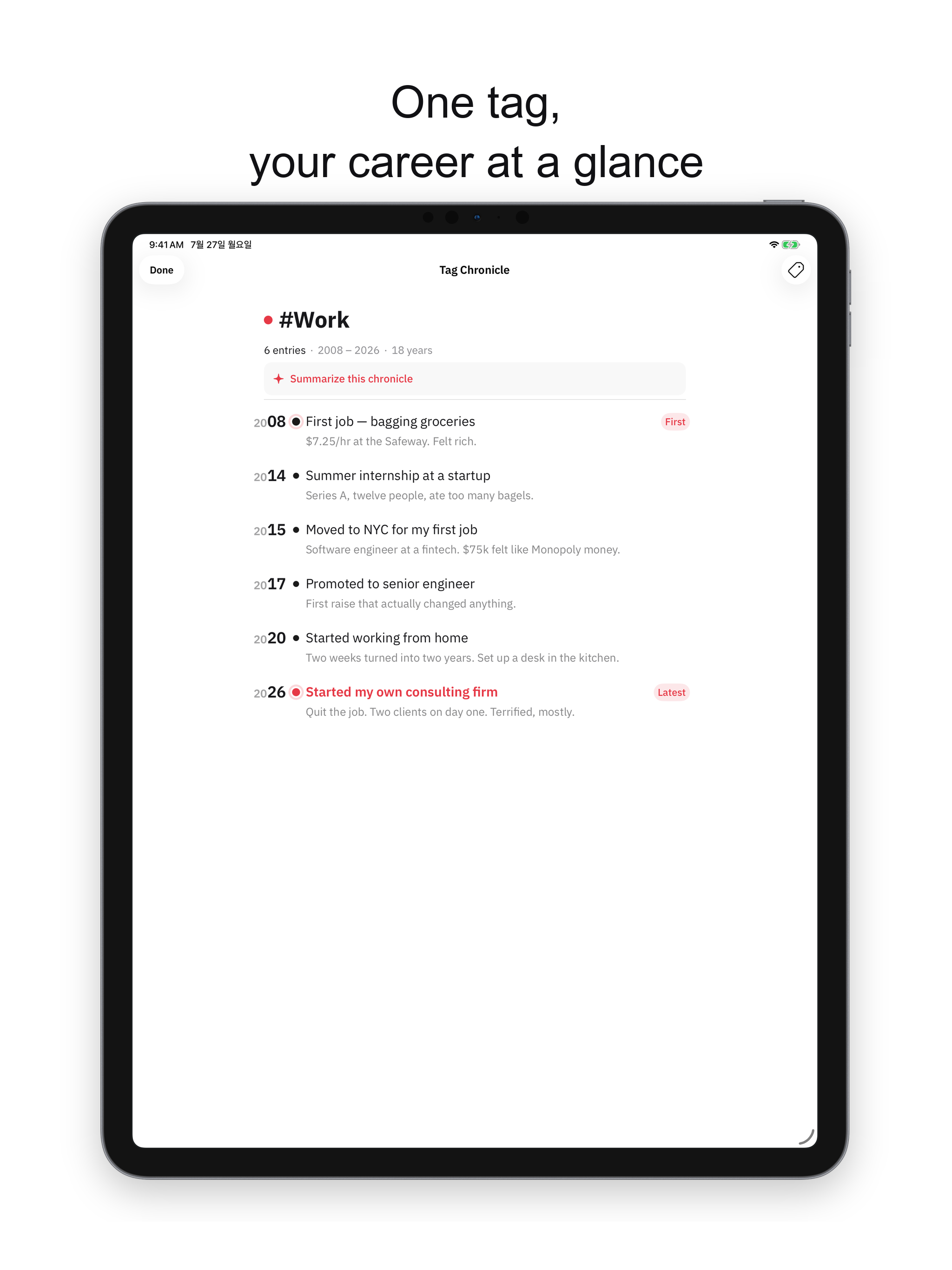 Life Tyde: Life Timeline screenshot 8