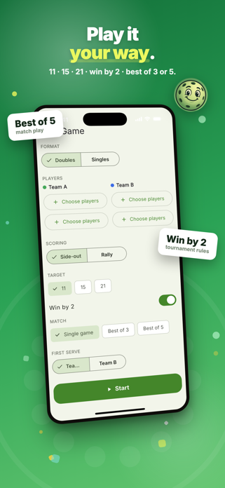 PickleScore: Pickleball Score Screenshot 3 of 6