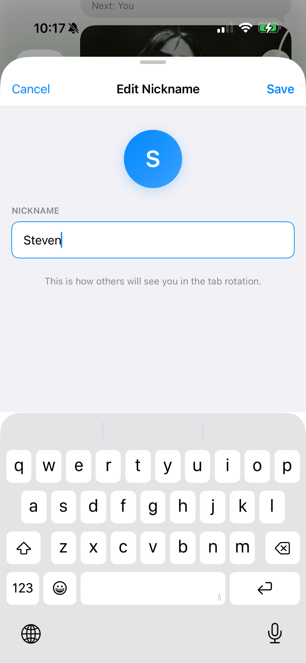 Next One's On Me: Tab Tracker