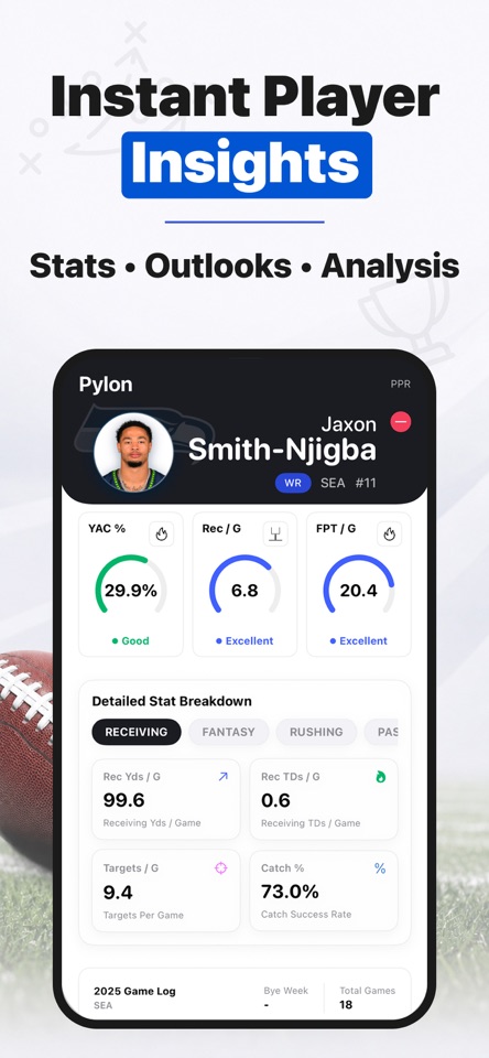 Fantasy Football Advice: Pylon screenshot 7