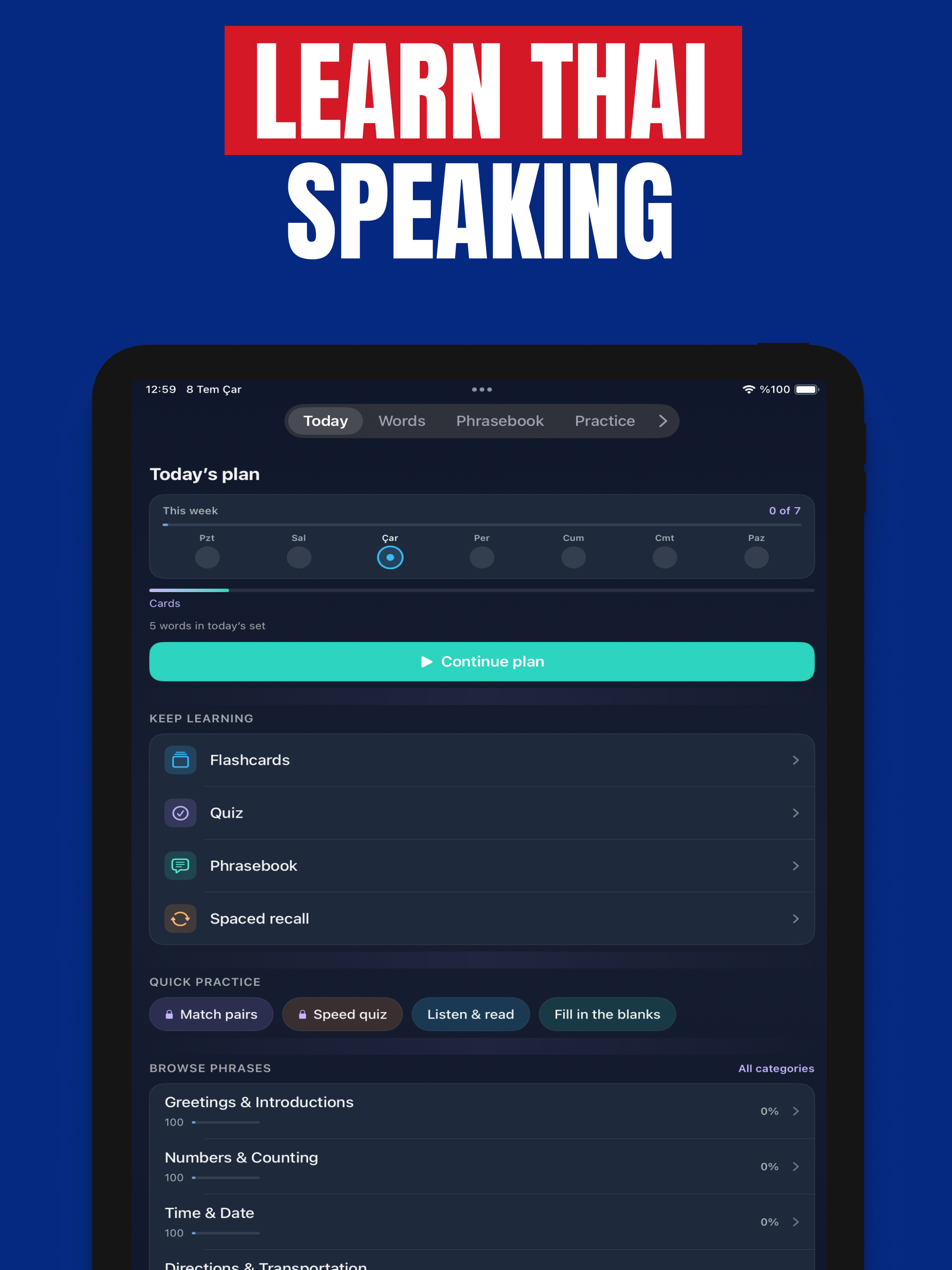 Learn Thai Speak screenshot 5