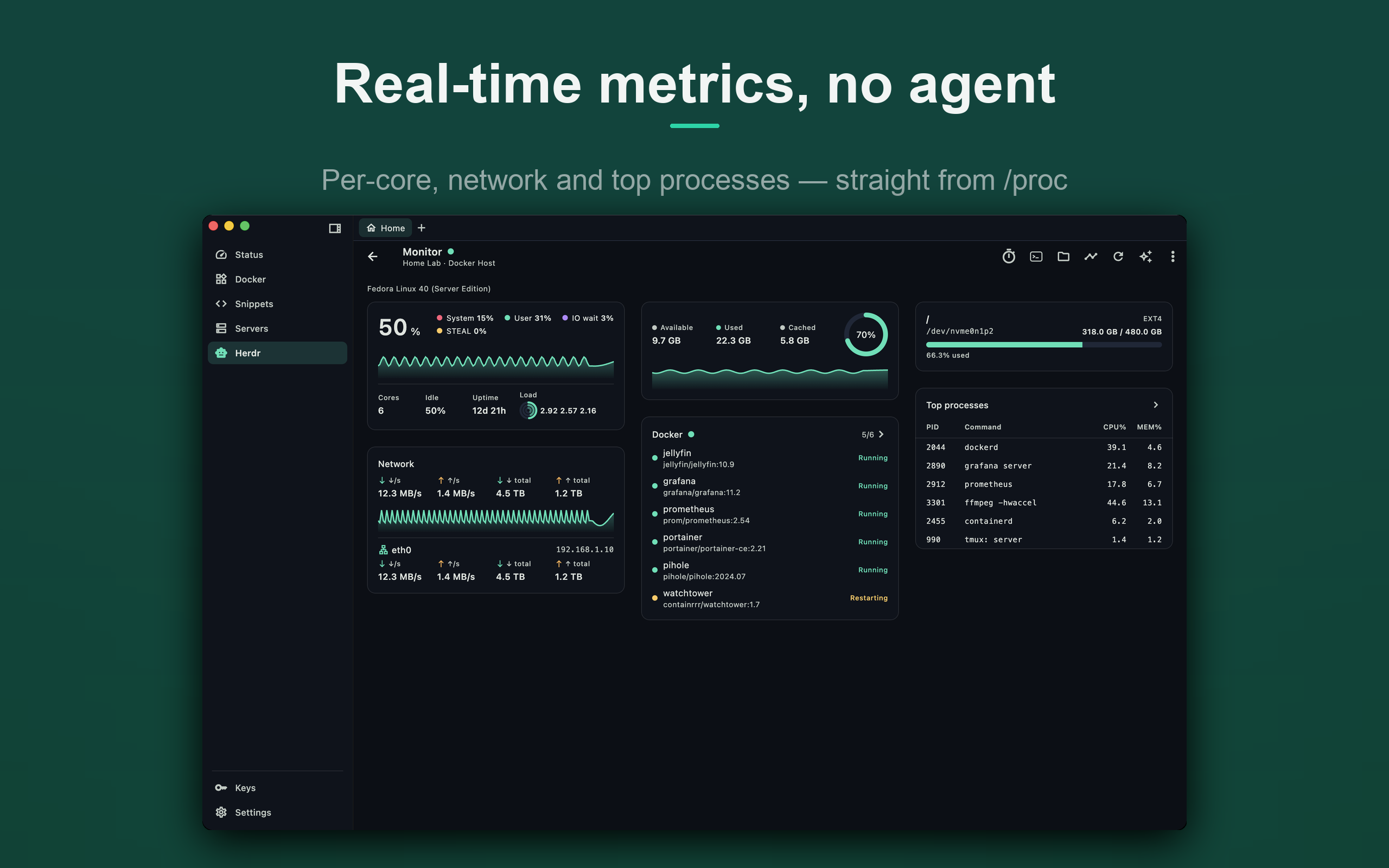 Caret: SSH Server Manager