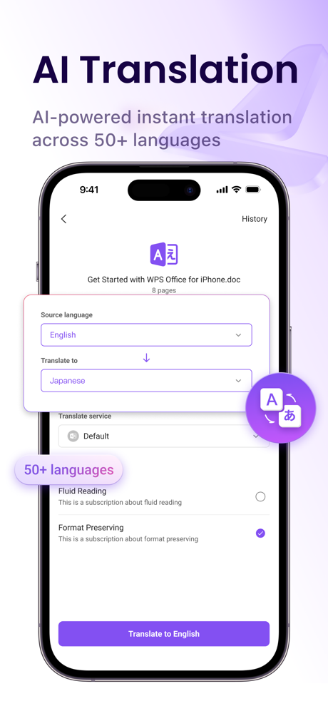 WPS Office-AI Doc, PDF, Sheet screenshot 5