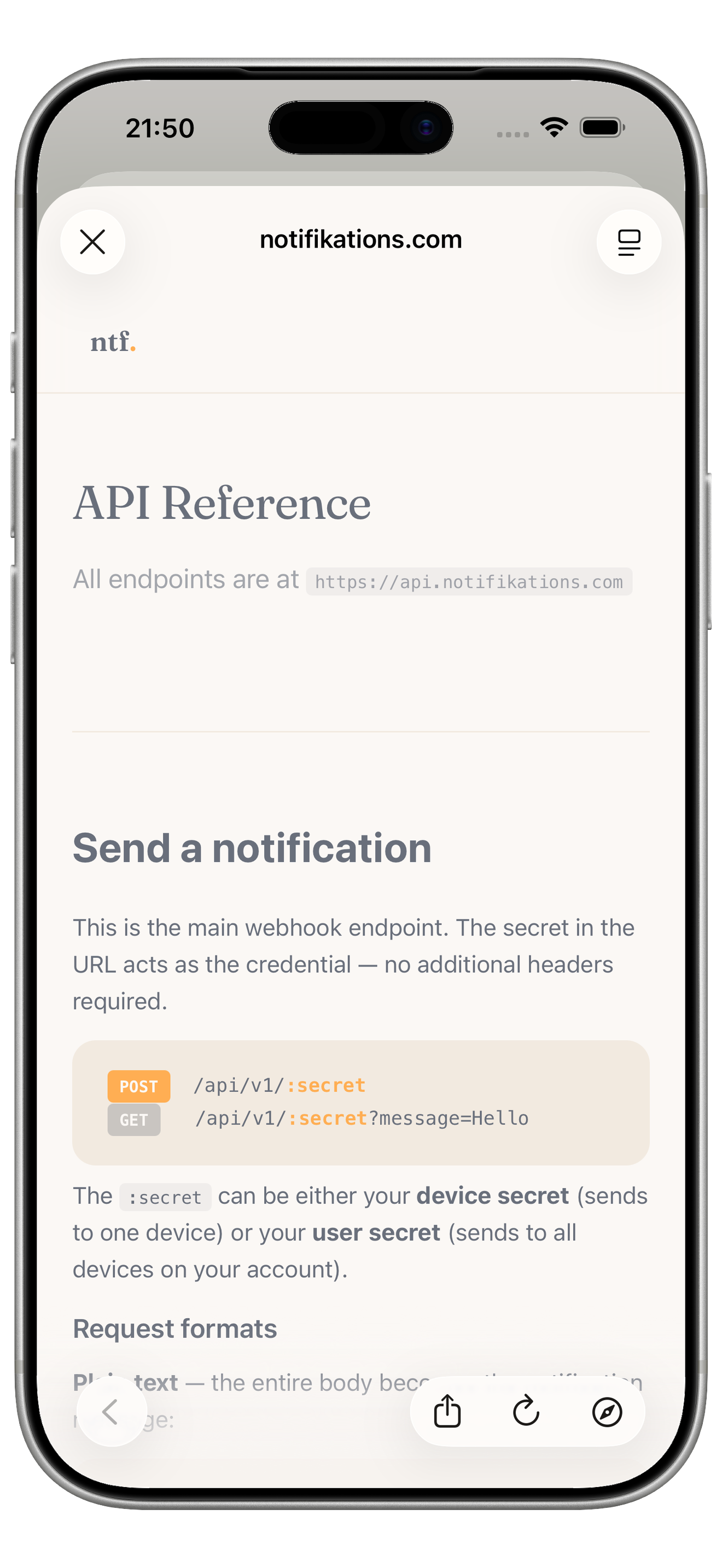 Notifikations