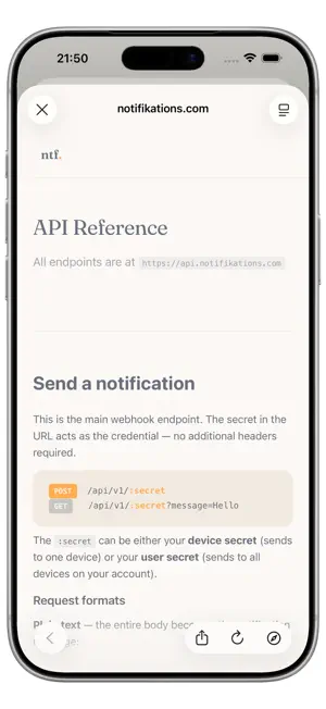 Notifikations screenshot 4