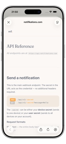 Notifikations Screenshot 4 of 4