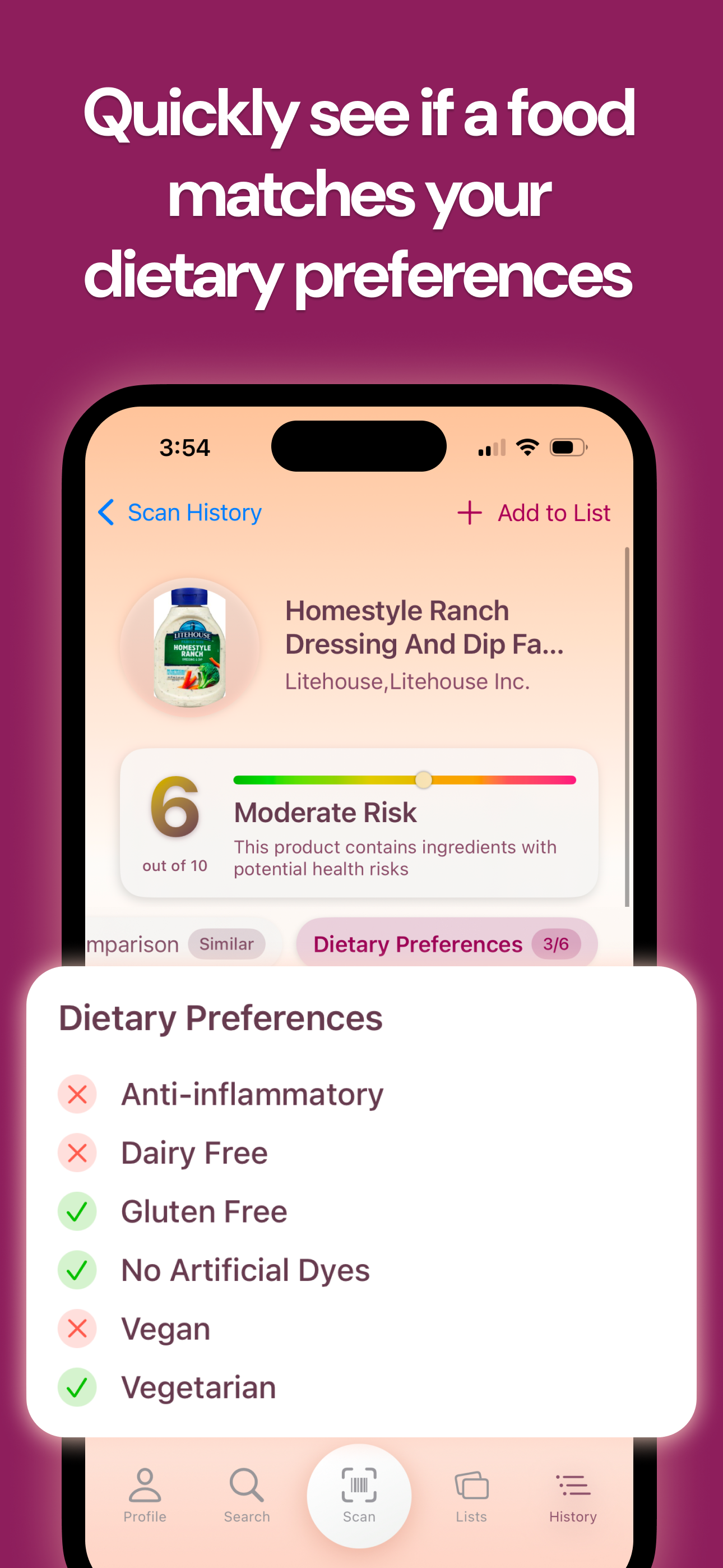 Apricot: Ingredient Checker