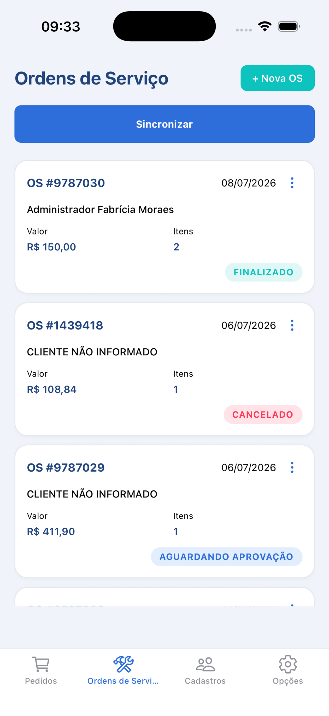 TagPlus Pedidos & OS screenshot 3