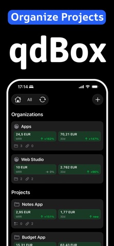 qdBox - Business Dashboard Screenshot 1 of 10