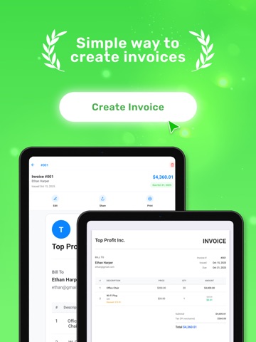Invoice Maker: PDF & Billing