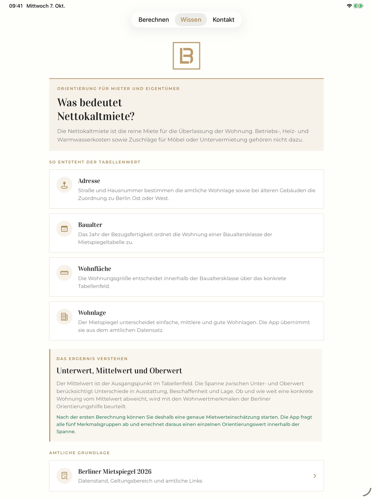 Screenshot 9 of BERLIVING Mietspiegel CHECKER