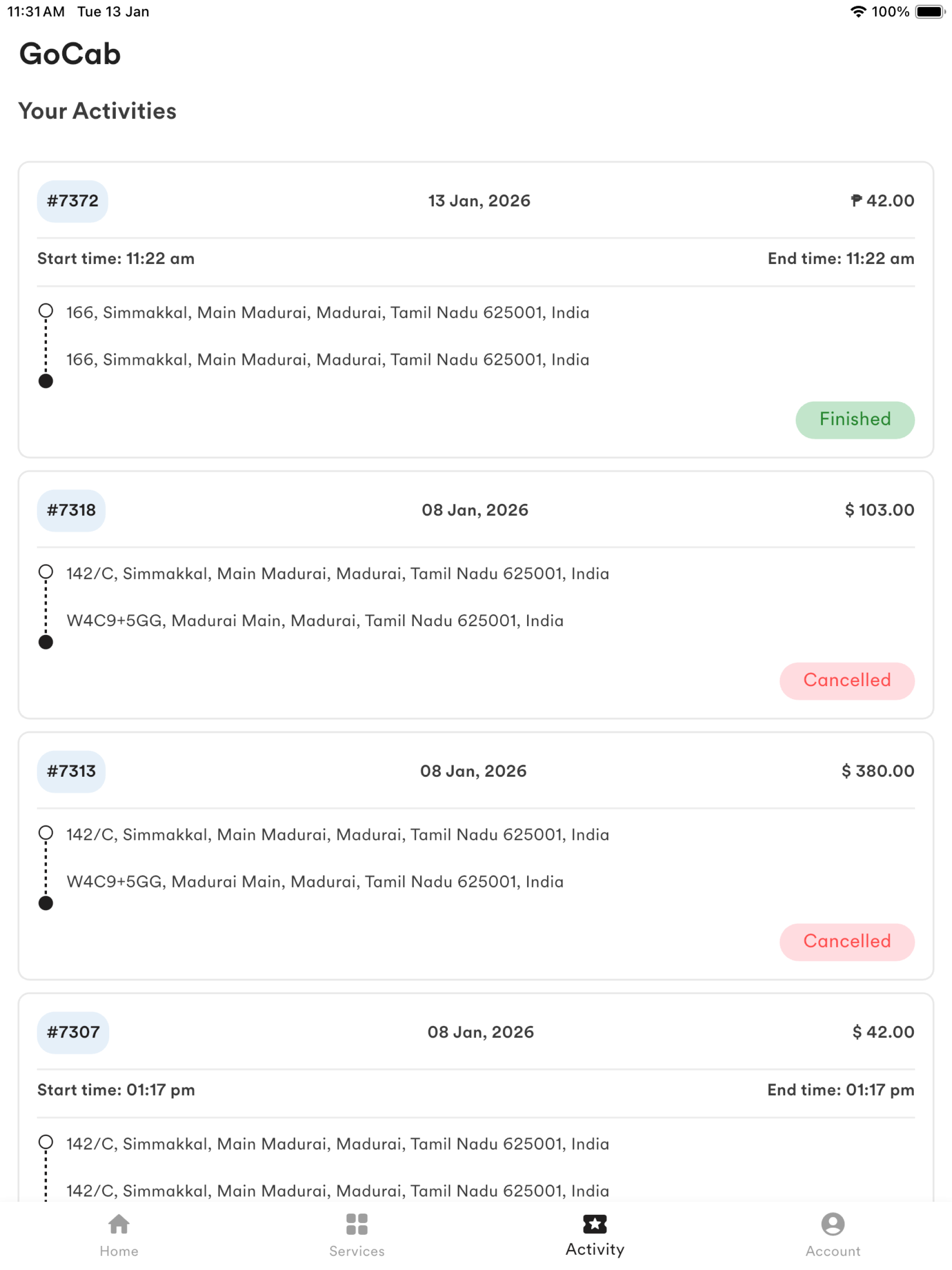 GoCab:Taxi Ride screenshot 13