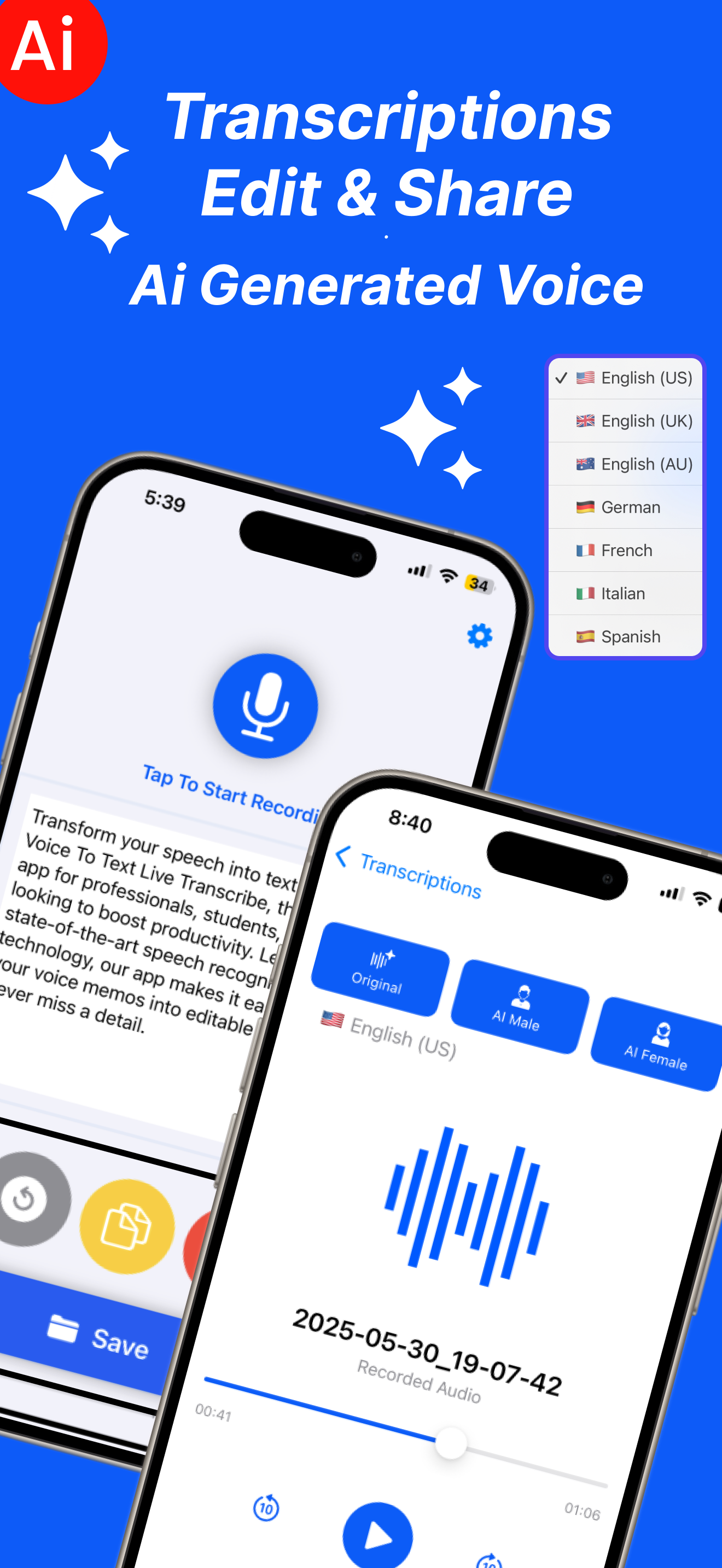Voice To Text  Live Transcribe