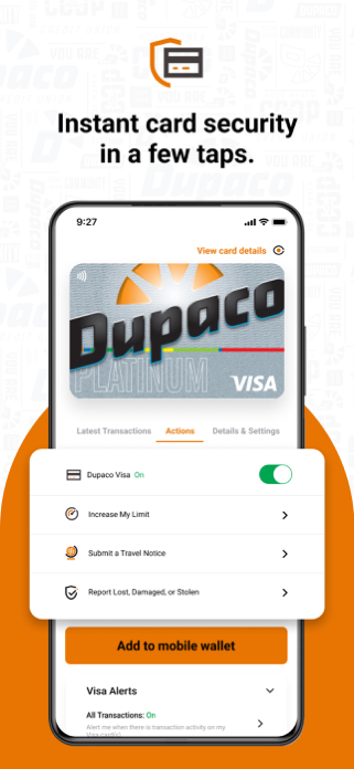 Dupaco Shine Mobile Banking Screenshot 6 of 9