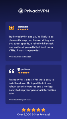 PrivadoVPN Fast VPN and Proxy screenshot 5