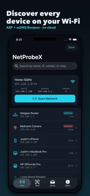 NetProbeX - Network Scanner screenshot 1