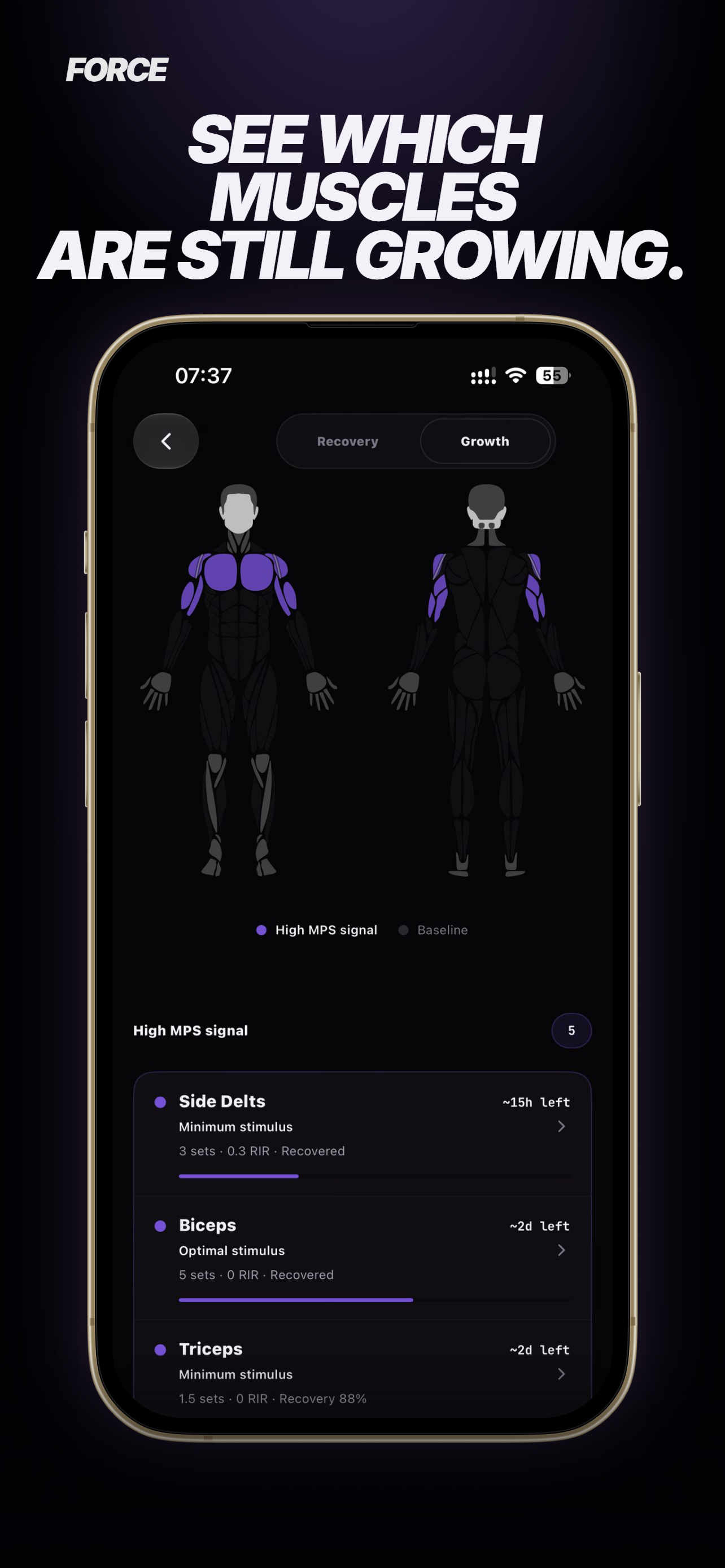 Force: Workout Log & AI Coach screenshot 8