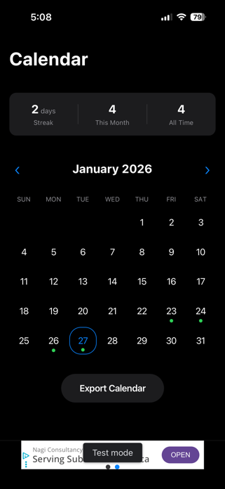 The Daily Plank Screenshot 4 of 4