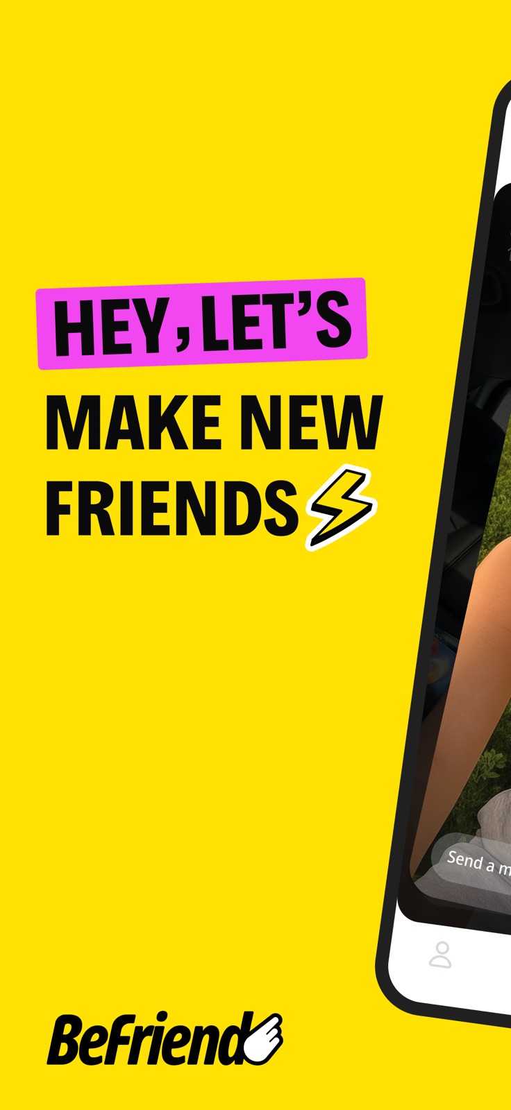 BeFriend - Make new friends iphone screenshot 1